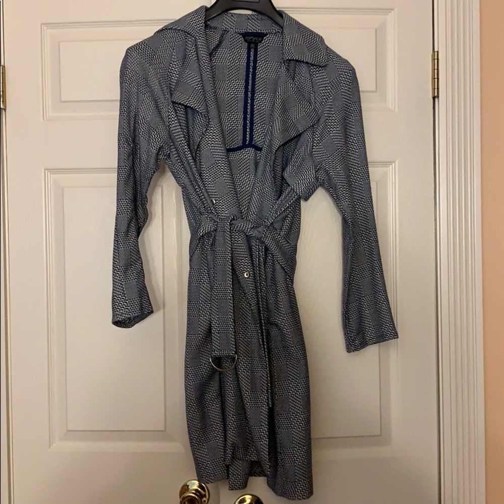 Topshop Waterfall Trench